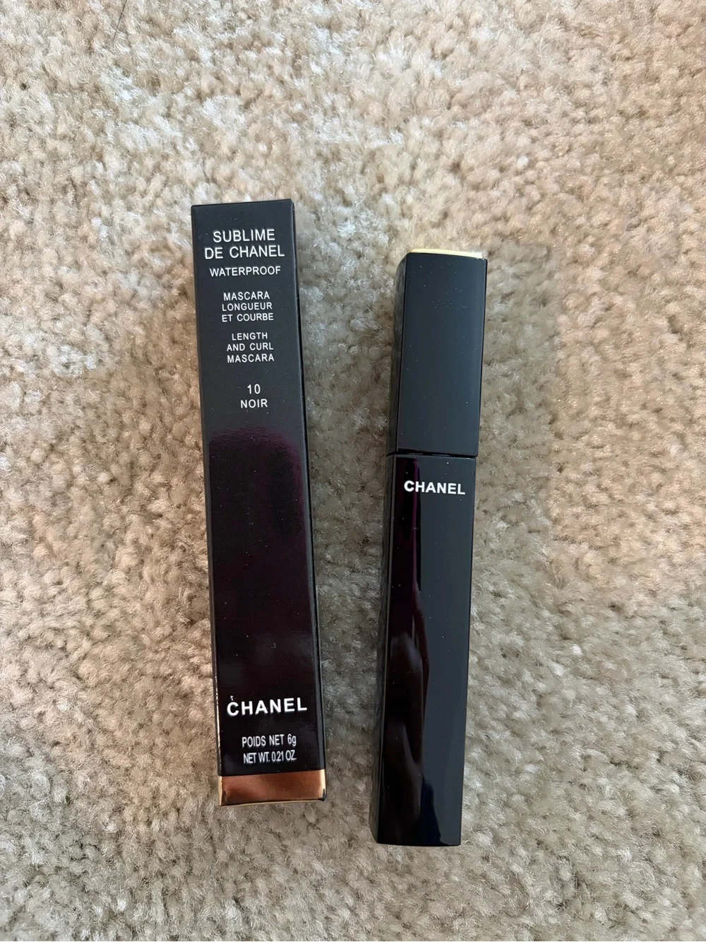 Chanel Sublime De Chanel Waterproof Mascara - Noir 10 NWT